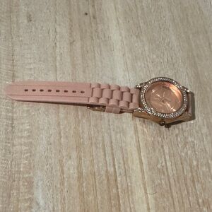 Wonder Woman Pink Watch with Crystal Accents